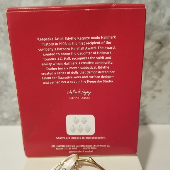 2020 HALLMARK KEEPSAKE STILL LOVEBIRDS ORNAMENT DECORATION OPEN BOX CUSTOMIZABLE - Picture 7 of 12